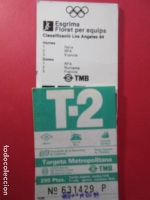 Collectionnisme Billets de transport: TARJETA RESISTIVA - Ref: COL_RESISTIVA - COL_RES_T2 - 1987/88 - VERDE - 290 PSESTAS TMB -