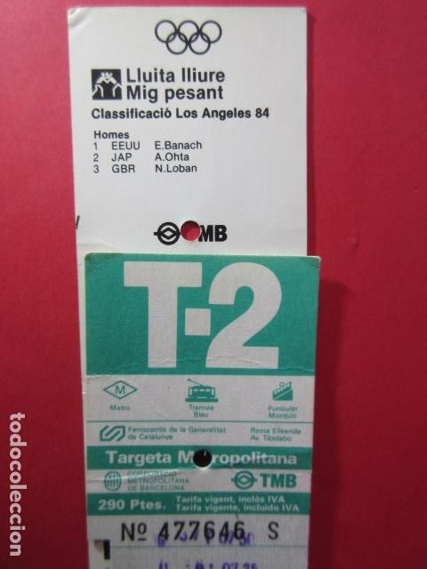 Collectionnisme Billets de transport: TARJETA RESISTIVA - Ref: COL_RESISTIVA - COL_RES_T2 - 1987/88 - VERDE - 290 PSESTAS TMB -