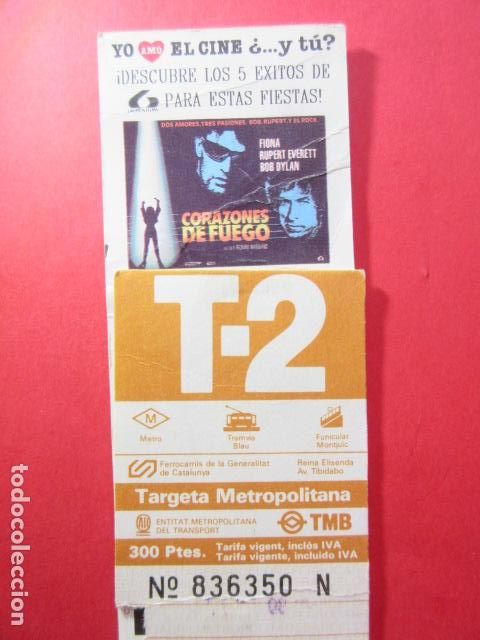 Collectionnisme Billets de transport: TARJETA RESISTIVA - Ref: COL_RESISTIVA - COL_RES_T2 - 1988/89 - MARRON - 300 PSESTAS -