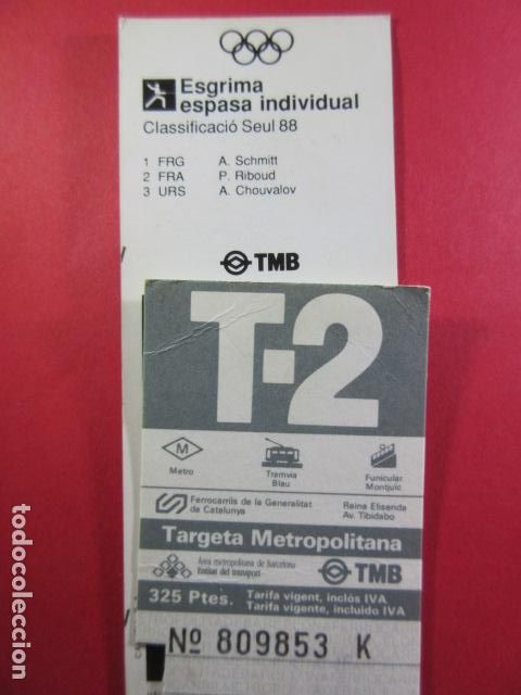Coleccionismo billetes de transporte: TARJETA RESISTIVA - Ref: COL_RESISTIVA - COL_RES_T2 - 1989/90 - GRIS - 325 PESETAS