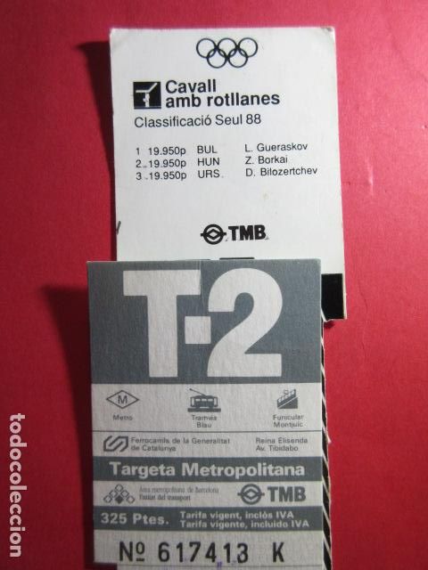 Colecionismos Bilhetes de Transporte: TARJETA RESISTIVA - Ref: COL_RESISTIVA - COL_RES_T2 - 1989/90 - GRIS - 325 PESETAS