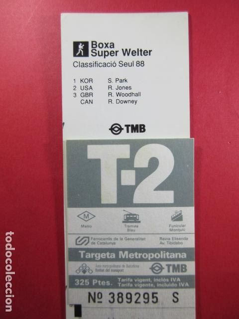 Colecionismos Bilhetes de Transporte: TARJETA RESISTIVA - Ref: COL_RESISTIVA - COL_RES_T2 - 1989/90 - GRIS - 325 PESETAS