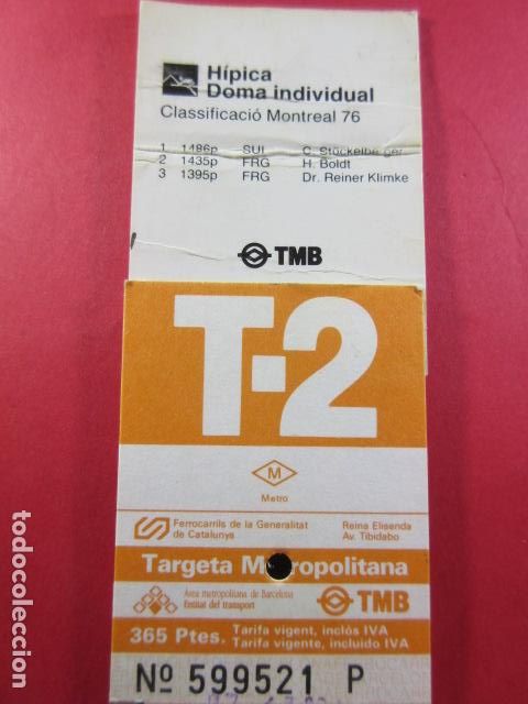 Colecionismos Bilhetes de Transporte: TARJETA RESISTIVA - Ref: COL_RESISTIVA - COL_RES_T2 - 1990/91 - NARANJA - 365 PESETAS