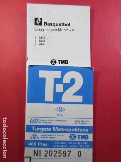 Coleccionismo billetes de transporte: TARJETA RESISTIVA - Ref: COL_RESISTIVA - COL_RES_T2 - 1991/92 - AZUL - 400 PESETAS