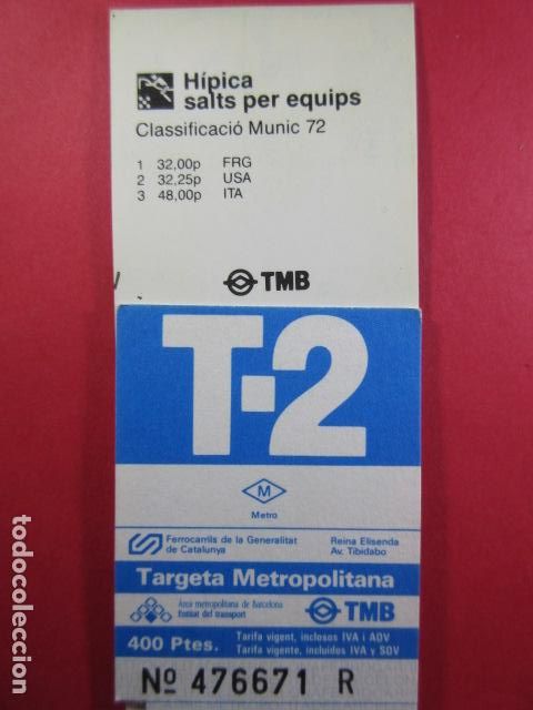 Coleccionismo billetes de transporte: TARJETA RESISTIVA - Ref: COL_RESISTIVA - COL_RES_T2 - 1991/92 - AZUL - 400 PESETAS