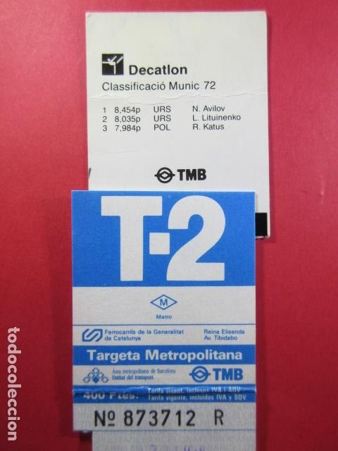 Coleccionismo billetes de transporte: TARJETA RESISTIVA - Ref: COL_RESISTIVA - COL_RES_T2 - 1991/92 - AZUL - 400 PESETAS