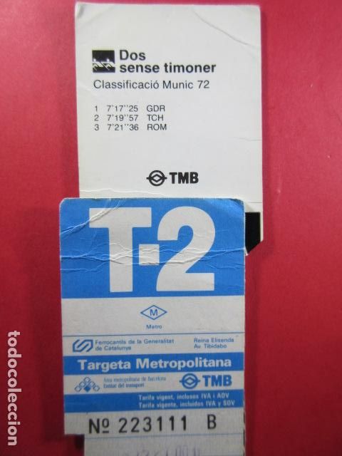 Coleccionismo billetes de transporte: TARJETA RESISTIVA - Ref: COL_RESISTIVA - COL_RES_T2 - 1991/92 - AZUL - SIN PRECIO - TARIFA VIGENTE