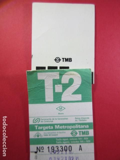 Collectables Transport Tickets: TARJETA RESISTIVA - Ref: COL_RESISTIVA - COL_RES_T2 - 1993 - VERDE - SIN PRECIO - TARIFA VIGENTE