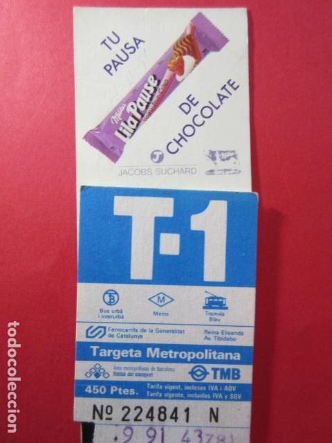 Collectables Transport Tickets: TARJETA RESISTIVA - Ref: COL_RESISTIVA - COL_RES_T1 - 1991 - AZUL - 450 PESETAS