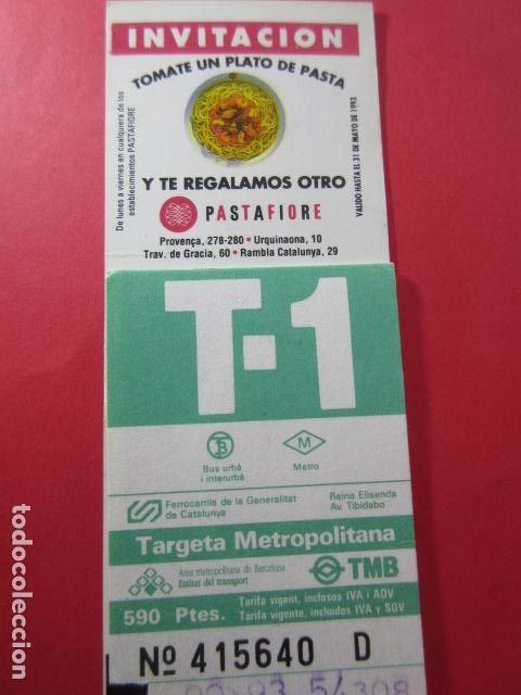 Collectables Transport Tickets: TARJETA RESISTIVA - Ref: COL_RESISTIVA - COL_RES_T1 - 1993 - VERDE - 590 PESETAS