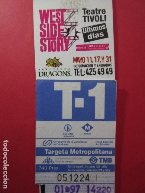 Collectables Transport Tickets: TARJETA RESISTIVA - Ref: COL_RESISTIVA - COL_RES_T1 - 1997 - AZUL - 740 PESETAS - NEBOT