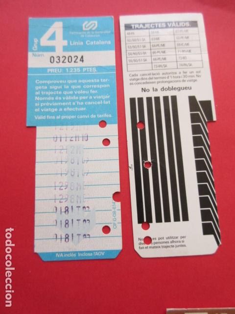 Collectables Transport Tickets: TARJETA RESISTIVA - Ref: COL_RESISTIVA - COL_RES_FGC - FERROCARRILES GENERALITAT VER FOTO TODAS DIFE