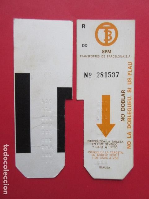 Sammeln von Fahrkarten: TARJETA RESISTIVA - Ref: COL_RESISTIVA - COL_RES_RR1 - LAS PRIMERAS DE BARCELONA CON SUS RAREZA VER