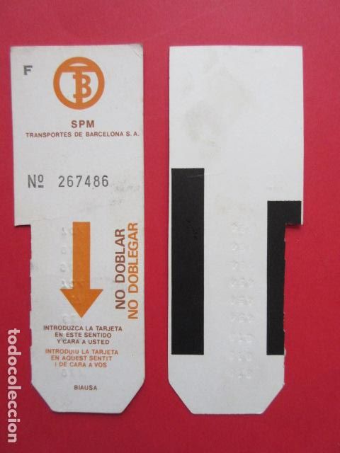 Sammeln von Fahrkarten: TARJETA RESISTIVA - Ref: COL_RESISTIVA - COL_RES_RR1 - LAS PRIMERAS DE BARCELONA CON SUS RAREZA VER