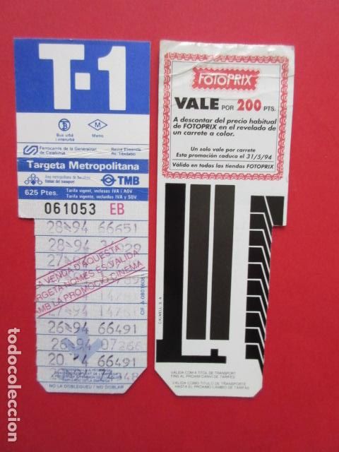 Sammeln von Fahrkarten: TARJETA RESISTIVA - Ref: COL_RESISTIVA - COL_RES_RR - 1 TARJETA PUBLICITARIA VER FOTOS