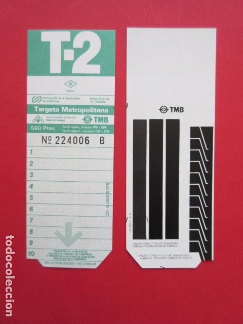 Sammeln von Fahrkarten: TARJETA RESISTIVA - Ref: COL_RESISTIVA - COL_RES_RR - 1 TARJETA //OJO SIN USAR// VER FOTOS