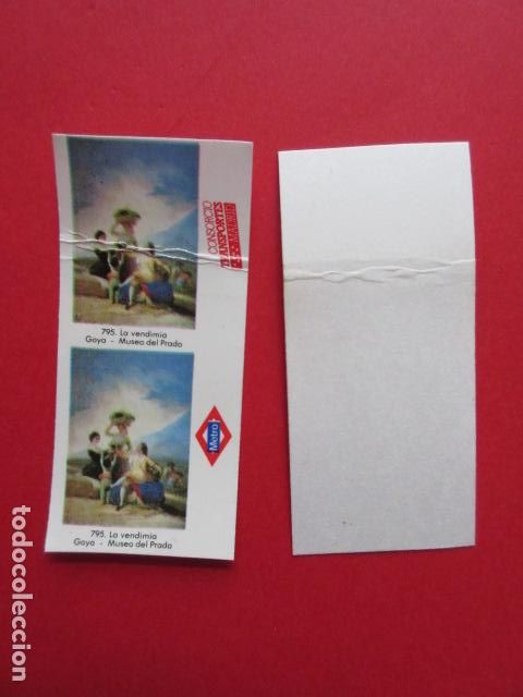 Collectables Transport Tickets: 1 BILLETE METRO DE MADRID GOYA SIN USAR NO PASADO POR LAS MAQUINAS PARA IMPRESION