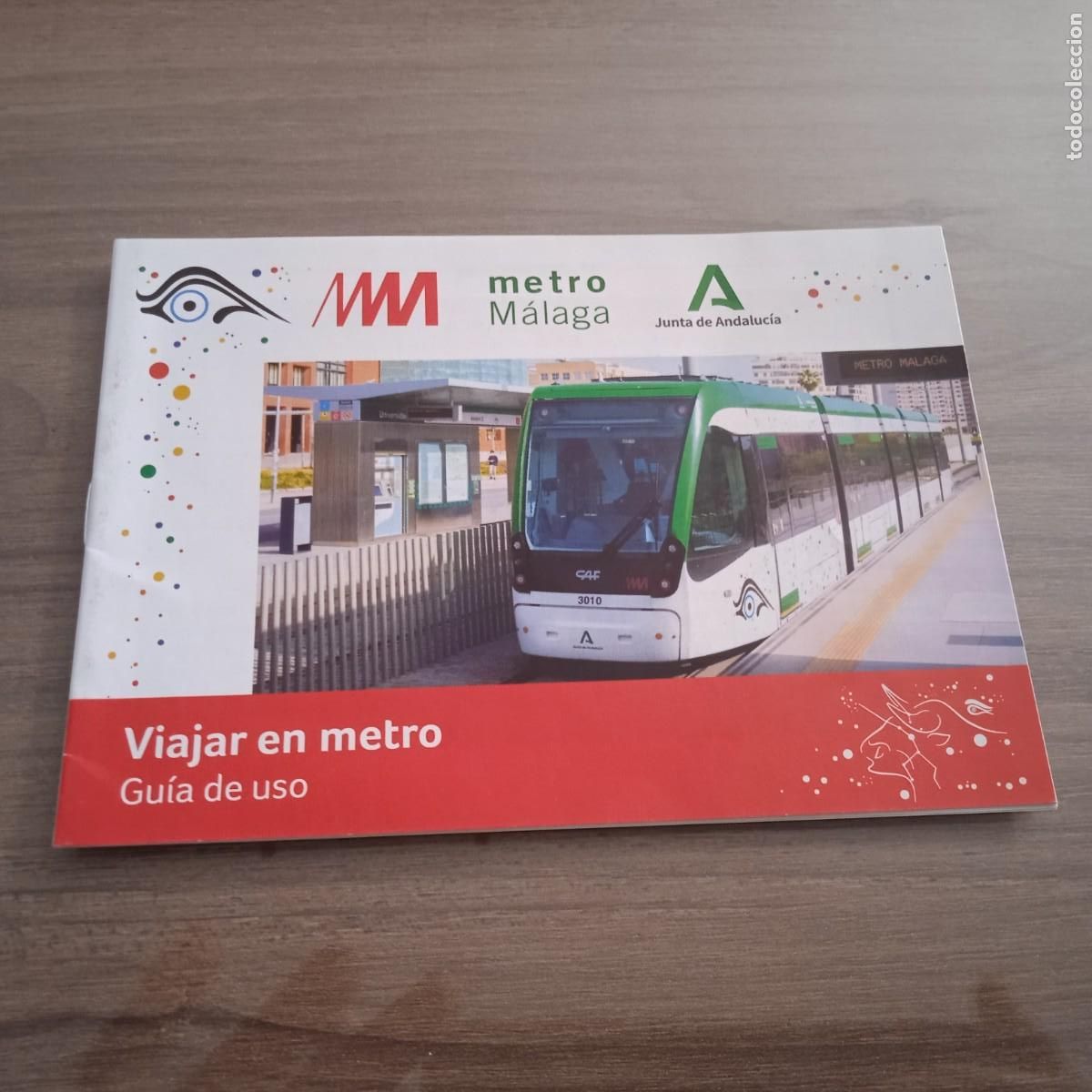 Collectionnisme Billets de transport: Metro de M&aacute;laga. Gu&iacute;a de uso. 2022