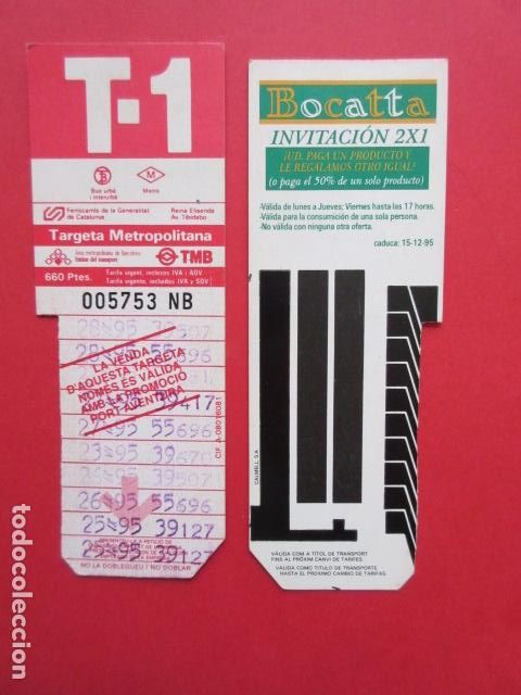 Sammeln von Fahrkarten: TARJETA RESISTIVA - Ref: COL_RESISTIVA - COL_RES_RR - 1 TARJETA PUBLICITARIA VER FOTOS