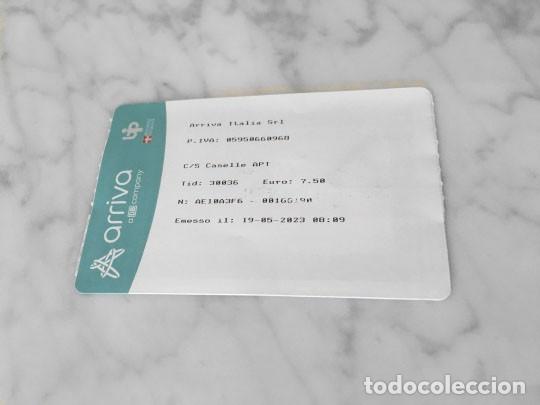 Collectionnisme Billets de transport: BILLETE TRANSPORTE ARRIVA ITALIA PIEMONTE