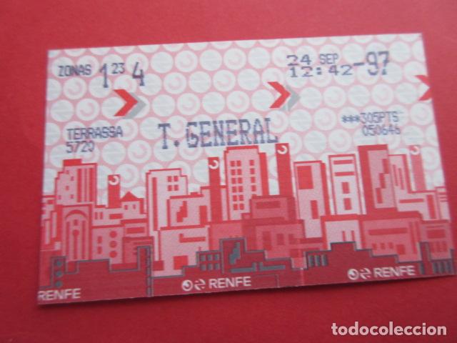 Collectionnisme Billets de transport: TARJETA RENFE - Ref: COL_RENFE_CERCANIAS - ESTACION TERRASSA - T. GENERAL
