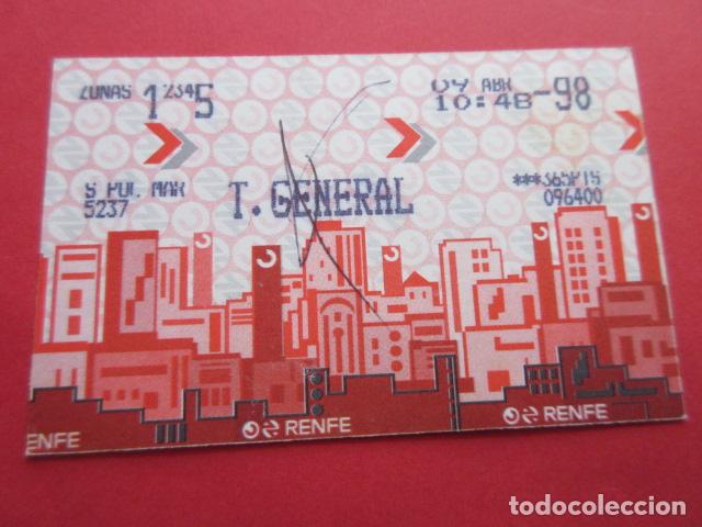 Collectables Transport Tickets: TARJETA RENFE - Ref: COL_RENFE_CERCANIAS - ESTACION S POL MAR SAN - T. GENERAL