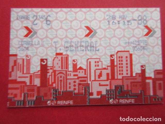 Colecionismos Bilhetes de Transporte: TARJETA RENFE - Ref: COL_RENFE_CERCANIAS - ESTACION CORNELLA LL - T. GENERAL
