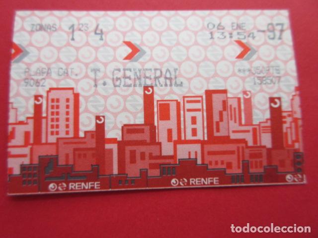 Colecionismos Bilhetes de Transporte: TARJETA RENFE - Ref: COL_RENFE_CERCANIAS - ESTACION PLA&Ccedil;A CAT- BARCELONA PLAZA CATALU&Ntilde;A T. GENERAL