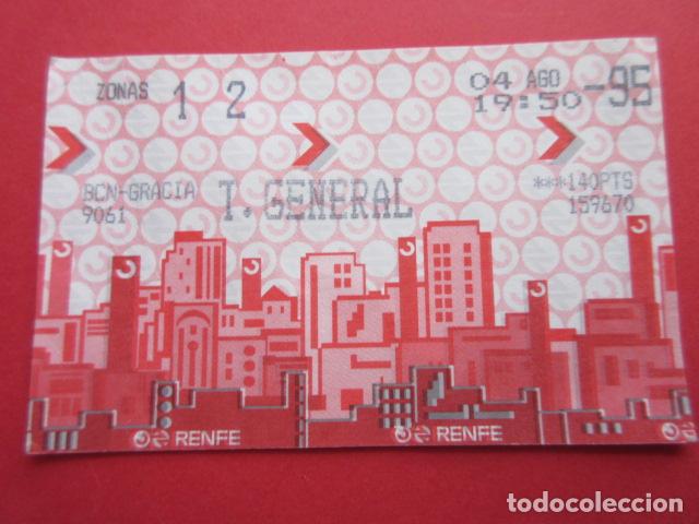 Colecionismos Bilhetes de Transporte: TARJETA RENFE - Ref: COL_RENFE_CERCANIAS - ESTACION BCN- GRACIA - T. GENERAL BARCELONA