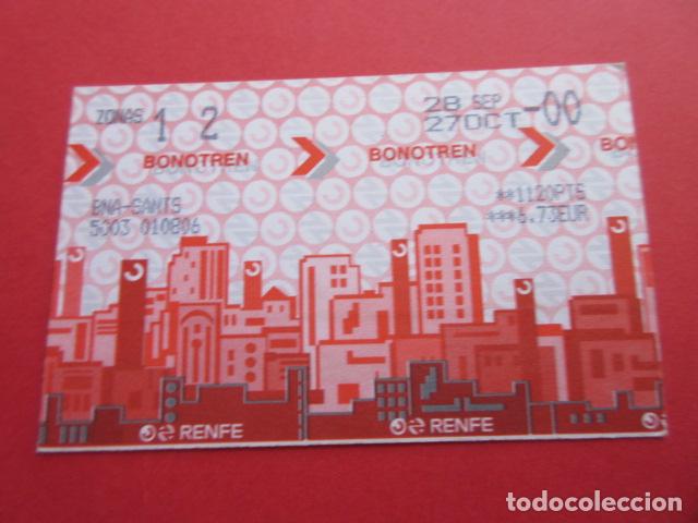 Colecionismos Bilhetes de Transporte: TARJETA RENFE - Ref: COL_RENFE_CERCANIAS - ESTACION BNA -SANTS BONOTREN