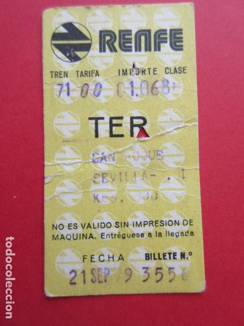 Colecionismos Bilhetes de Transporte: TARJETA RENFE - Ref: COL_RENFE_CERCANIAS - HUGIN - 1979 SAN ROQUE SEVILLA
