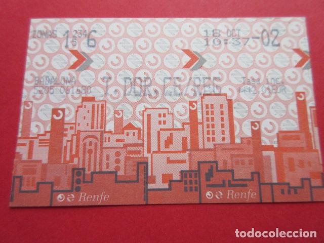 Colecionismos Bilhetes de Transporte: TARJETA RENFE - Ref: COL_RENFE_CERCANIAS - BADALONA - T.DOR. CE/REG