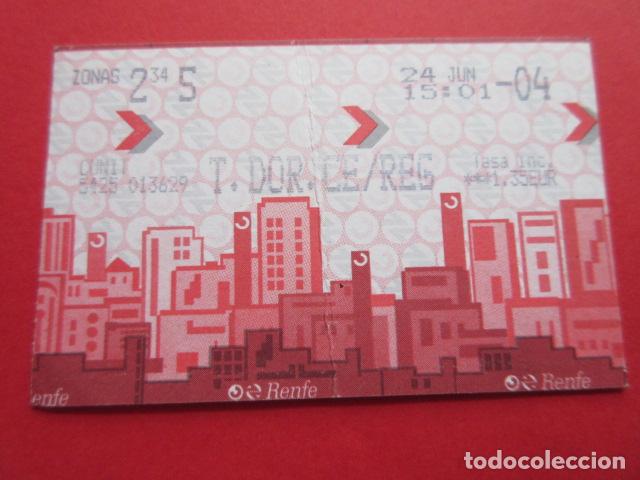 Colecionismos Bilhetes de Transporte: TARJETA RENFE - Ref: COL_RENFE_CERCANIAS - CUNIT - T.DOR.CE/REG