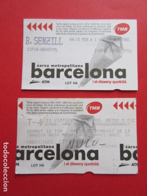 Colecionismos Bilhetes de Transporte: ref: DISCOT_01 - 2 TARJETA - COLECCI&Oacute;N MAGNETICA DISE&Ntilde;O COTIDIANO BARCELONA - LEER INTERIOR