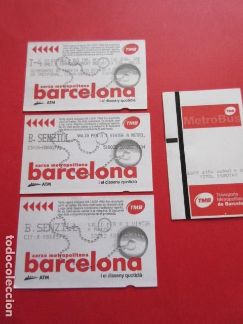 Colecionismos Bilhetes de Transporte: ref: DISCOT_01 - 3 TARJETA - COLECCI&Oacute;N MAGNETICA DISE&Ntilde;O COTIDIANO BARCELONA - LEER INTERIOR
