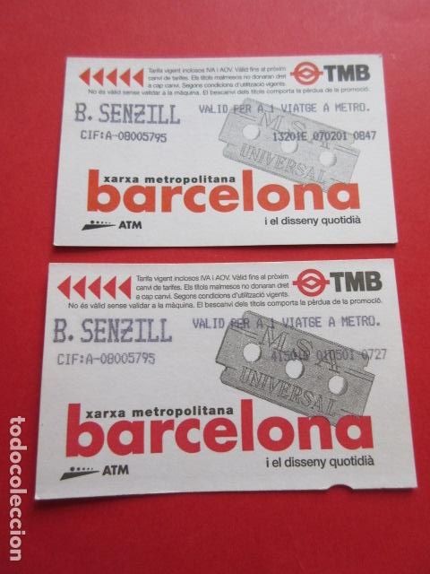 Colecionismos Bilhetes de Transporte: ref: DISCOT_01 - 2 TARJETA - COLECCI&Oacute;N MAGNETICA DISE&Ntilde;O COTIDIANO BARCELONA - LEER INTERIOR