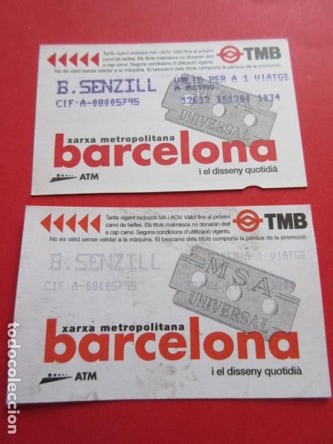 Colecionismos Bilhetes de Transporte: ref: DISCOT_01 - 2 TARJETA - COLECCI&Oacute;N MAGNETICA DISE&Ntilde;O COTIDIANO BARCELONA - LEER INTERIOR
