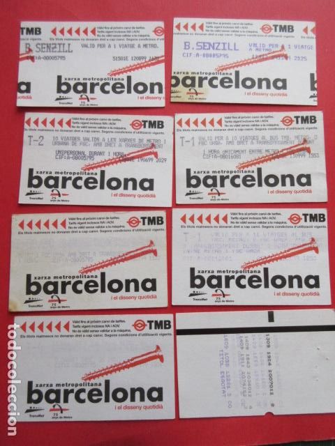 Colecionismos Bilhetes de Transporte: ref: DISCOT_01 - 7 TARJETA - COLECCI&Oacute;N MAGNETICA DISE&Ntilde;O COTIDIANO BARCELONA - LEER INTERIOR