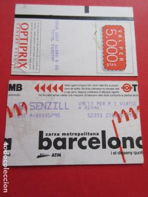 Collectionnisme Billets de transport: ref: DISCOT_01 - 1 TARJETA - COLECCI&Oacute;N MAGNETICA DISE&Ntilde;O COTIDIANO BARCELONA - LEER INTERIOR
