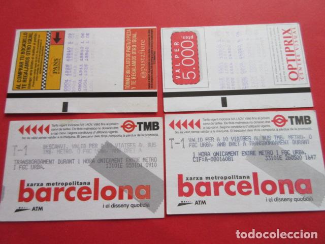 Collectionnisme Billets de transport: ref: DISCOT_01 - 2 TARJETA - COLECCI&Oacute;N MAGNETICA DISE&Ntilde;O COTIDIANO BARCELONA - LEER INTERIOR