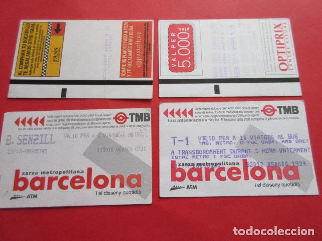 Collectionnisme Billets de transport: ref: DISCOT_01 - 2 TARJETA - COLECCI&Oacute;N MAGNETICA DISE&Ntilde;O COTIDIANO BARCELONA - LEER INTERIOR