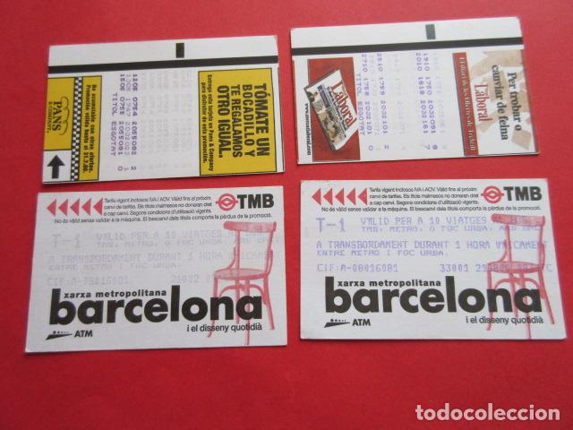 Collectionnisme Billets de transport: ref: DISCOT_01 - 2 TARJETA - COLECCI&Oacute;N MAGNETICA DISE&Ntilde;O COTIDIANO BARCELONA - LEER INTERIOR