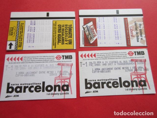 Collectionnisme Billets de transport: ref: DISCOT_01 - 2 TARJETA - COLECCI&Oacute;N MAGNETICA DISE&Ntilde;O COTIDIANO BARCELONA - LEER INTERIOR