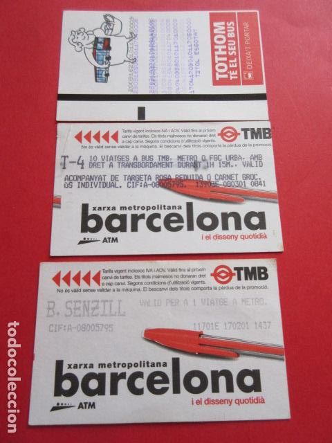 Collectionnisme Billets de transport: ref: DISCOT_01 - 2 TARJETA - COLECCI&Oacute;N MAGNETICA DISE&Ntilde;O COTIDIANO BARCELONA - LEER INTERIOR