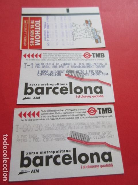 Collectionnisme Billets de transport: ref: DISCOT_01 - 2 TARJETA - COLECCI&Oacute;N MAGNETICA DISE&Ntilde;O COTIDIANO BARCELONA - LEER INTERIOR