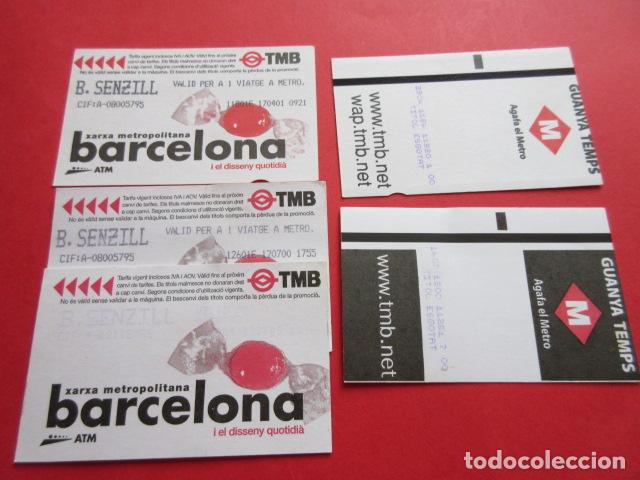 Collectionnisme Billets de transport: ref: DISCOT_01 - 3 TARJETA - COLECCI&Oacute;N MAGNETICA DISE&Ntilde;O COTIDIANO BARCELONA - LEER INTERIOR