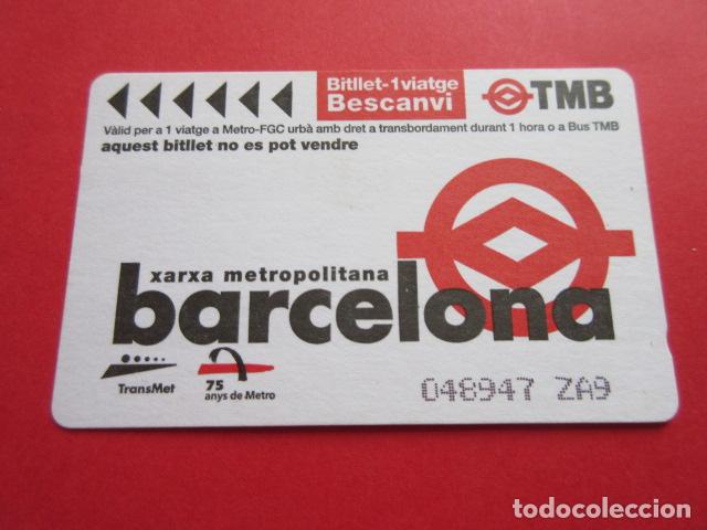 Collectionnisme Billets de transport: ref: DISCOT_01 - 1 TARJETA - COLECCI&Oacute;N MAGNETICA DISE&Ntilde;O COTIDIANO BARCELONA - LEER INTERIOR