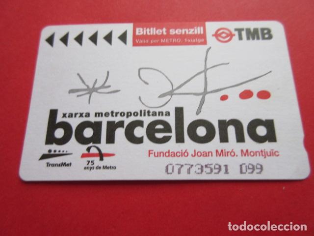 Sammeln von Fahrkarten: ref: DISCOT_01 - 1 TARJETA - COLECCI&Oacute;N MAGNETICA DISE&Ntilde;O COTIDIANO BARCELONA - LEER INTERIOR