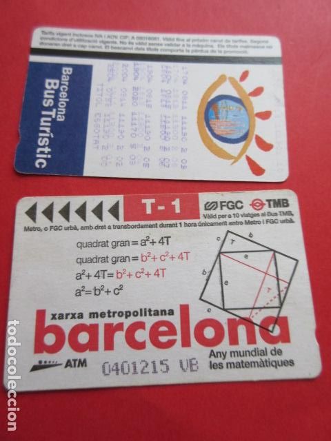 Collectionnisme Billets de transport: ref: DISCOT_01 - 1 TARJETA - COLECCI&Oacute;N MAGNETICA DISE&Ntilde;O COTIDIANO BARCELONA - LEER INTERIOR