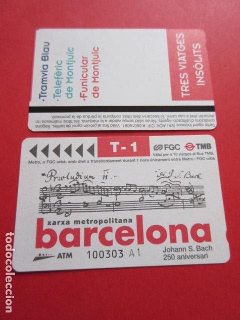 Sammeln von Fahrkarten: ref: DISCOT_01 - 1 TARJETA - COLECCI&Oacute;N MAGNETICA DISE&Ntilde;O COTIDIANO BARCELONA - LEER INTERIOR